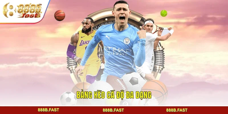 Bảng kèo cá độ đa dạng